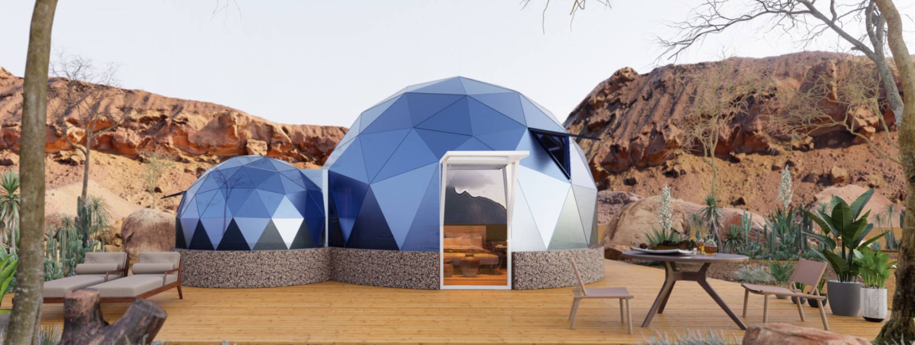 墨玉县球形智能光伏玻璃星空房